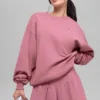 Accolade-tröja med rund hals – Pink Wild Rose