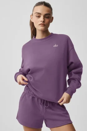 Accolade tröja med rund hals – Plum Kiss