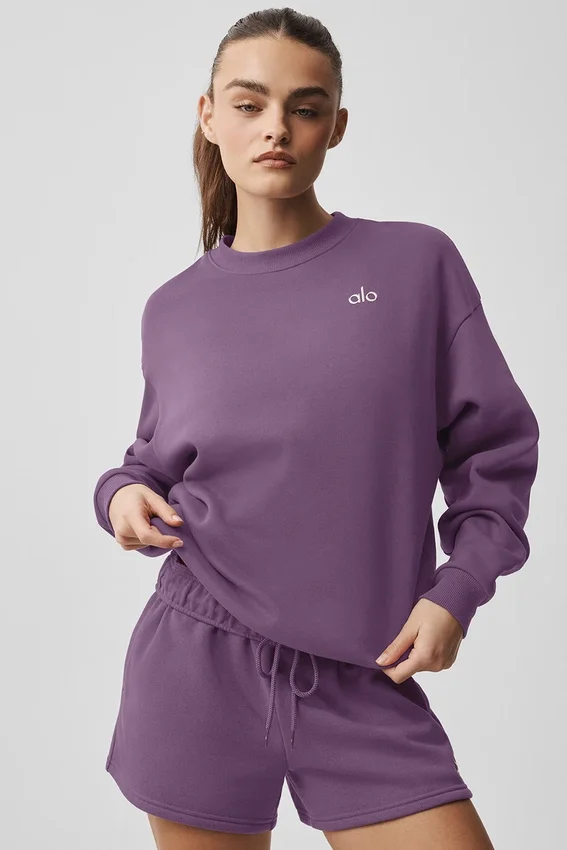 Accolade tröja med rund hals – Plum Kiss
