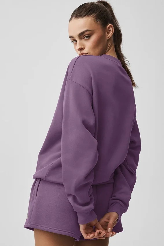 Accolade tröja med rund hals – Plum Kiss