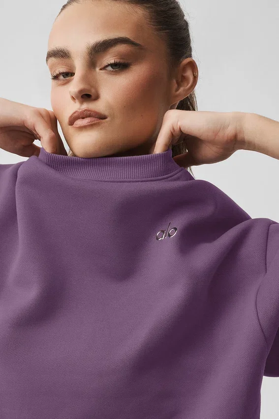 Accolade tröja med rund hals – Plum Kiss