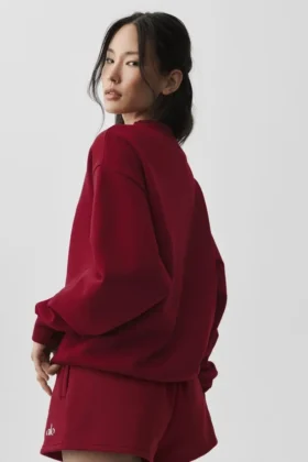 Accolade tröja med rund hals – Summer Romance Red