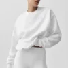 Accolade tröja med rund hals – White
