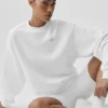 Accolade tröja med rund hals – White