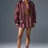 Afterglow Varsity-jacka – Burgundy Truffle