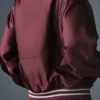 Afterglow Varsity-jacka – Burgundy Truffle
