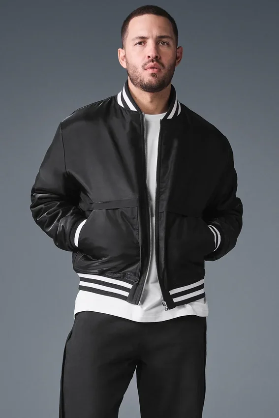 Afterglow Varsity-jacka – Svart
