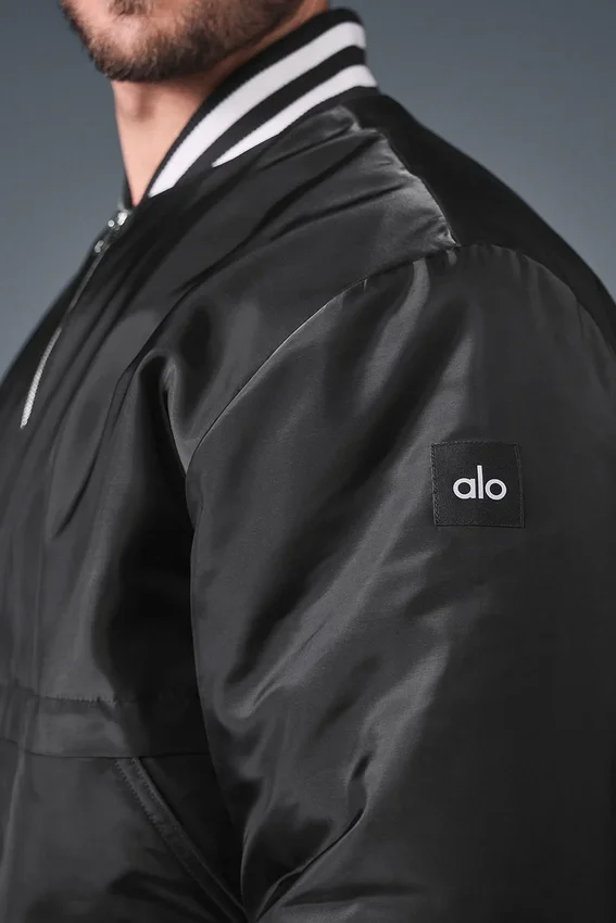 Afterglow Varsity-jacka – Svart