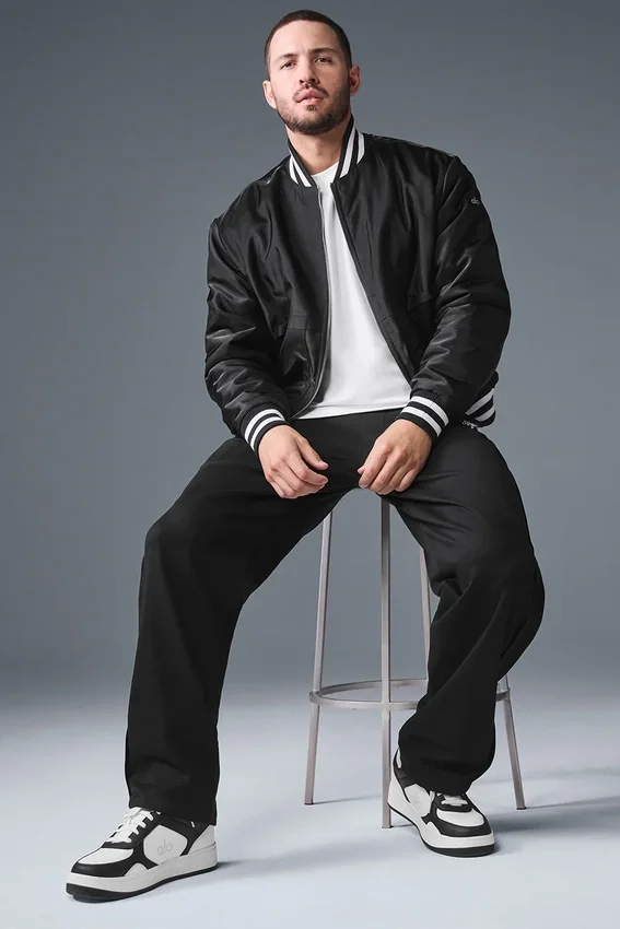 Afterglow Varsity-jacka – Svart