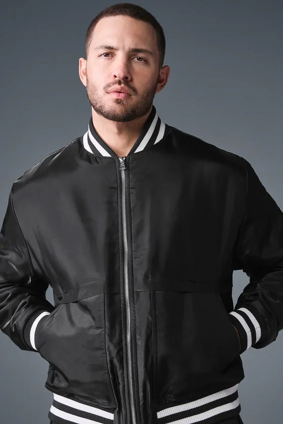 Afterglow Varsity-jacka – Svart