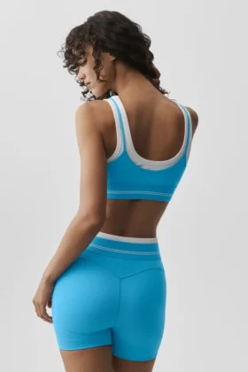 Airbrush Better Together Bra – azurblå/vit