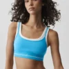 Airbrush Better Together Bra – azurblå/vit