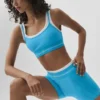 Airbrush Better Together Bra – azurblå/vit