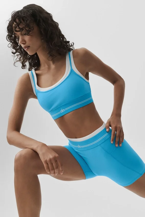 Airbrush Better Together Bra – azurblå/vit