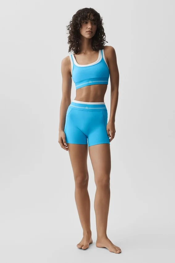 Airbrush Better Together Bra – azurblå/vit