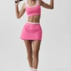 Airbrush Better Together tenniskjol – Paradise Pink/White