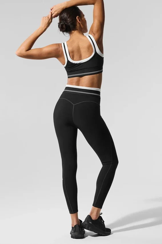 Airbrush High-Waist 7/8 Better Together Legging – svart/vit