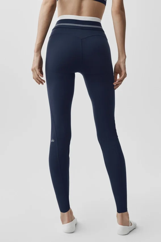 Airbrush High-Waist 7/8 Better Together Leggings – Navy/White