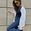Airbrush High-Waist 7/8 Bootcut Leggings – Navy