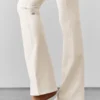 Airbrush High-Waist Bootcut Leggings – elfenben