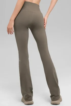 Airbrush High-Waist Bootcut Leggings – ljus kakao