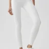 Airbrush High-Waist Fast Track Leggings – Vit/svart