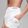 Airbrush High-Waist Good Form Tennis Kjol – vit