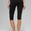Airbrush High-Waist Race Pace-capribyxor – svart/vit
