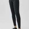 Airbrush Legging med låg midja – svart