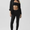 Airbrush Legging med låg midja – svart