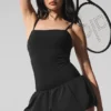 Airbrush Love Match tennisklänning – svart
