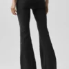 Airbrush Low-Rise Bootcut Legging – Svart