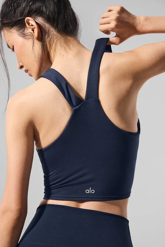 Airbrush Real Bra Tank – Navy