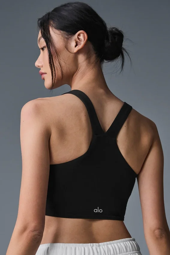 Airbrush Real Bra Tank – Svart