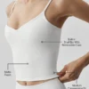 Airbrush Refined Bra Tank – Vit