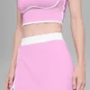 Airbrush Streamlined Kjolar – Candy Heart Pink/White