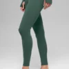 Airbrush Winter Warm High-Waist Nocturne Leggings – Clover Green