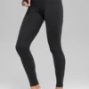 Airbrush Winter Warm High-Waist Nocturne Leggings – svart