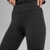 Airbrush Winter Warm High-Waist Nocturne Leggings – svart