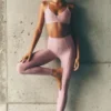 Airlift High-Waist 7/8 Fine Line Leggings – Vintage Pink