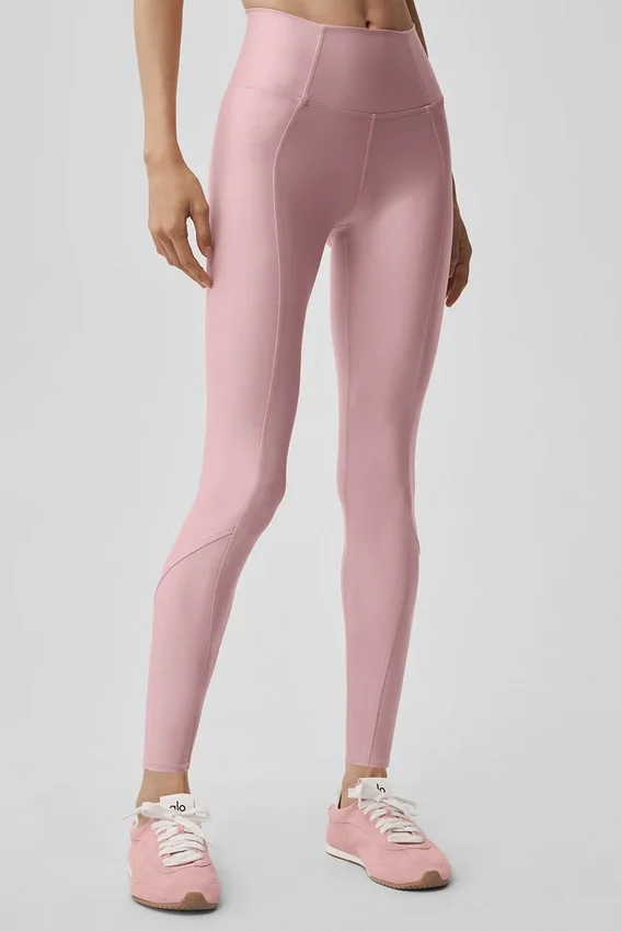 Airlift High-Waist 7/8 Fine Line Leggings – Vintage Pink