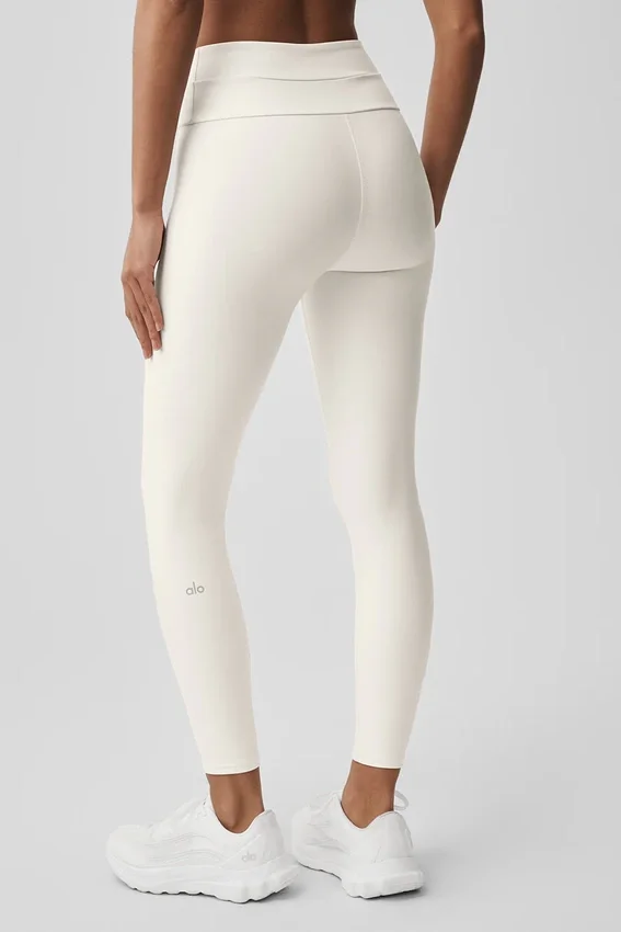 Airlift High-Waist 7/8 Horizon Leggings – Ivory