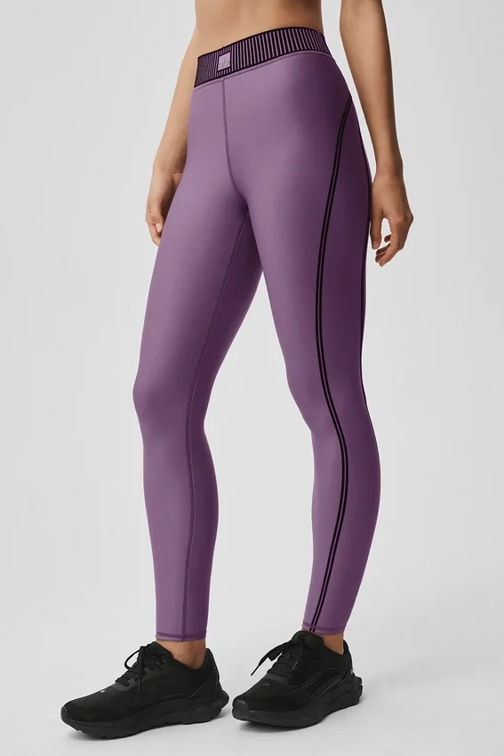 Airlift High-Waist 7/8 Line up Leggings – Plum Kiss