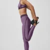 Airlift High-Waist 7/8 Line up Leggings – Plum Kiss