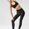 Airlift High-Waist 7/8 Line up Leggings – Svart