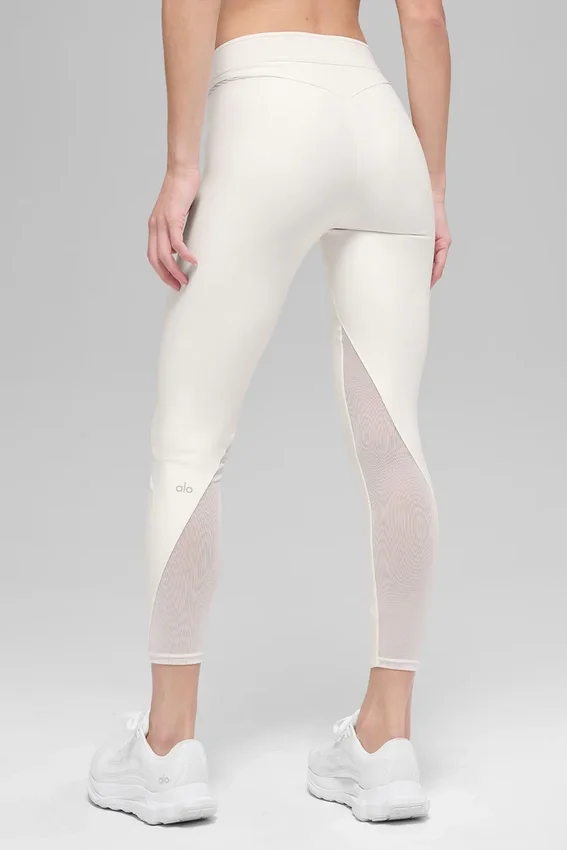 Airlift High-Waist 7/8 Rebel Leggings – Ivory