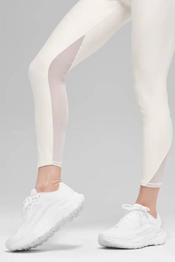 Airlift High-Waist 7/8 Rebel Leggings – Ivory