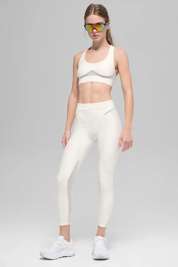 Airlift High-Waist 7/8 Rebel Leggings – Ivory