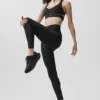 Airlift High-Waist 7/8 Speedwork Legging – Svart