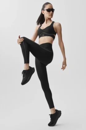 Airlift High-Waist 7/8 Speedwork Legging – Svart